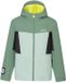 Regatta Waterdicht kinderjack Beamz 8-9 jaar donker bos/gletsjer(wilde limoen)