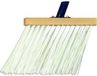 MM Middelwijk Meppel B.V. Schuine gootbezem met witte nylon haren | 28 cm