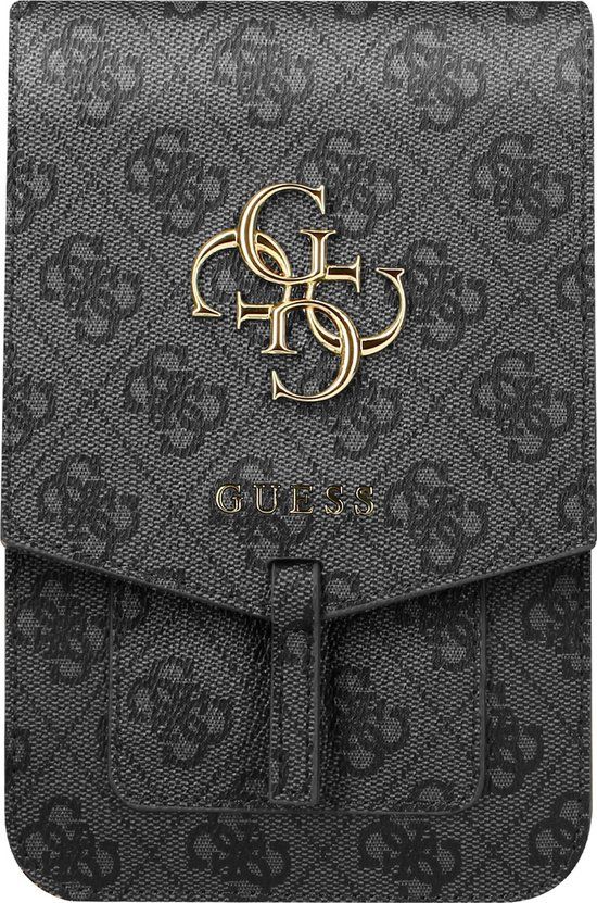 Guess 4G Metal Logo Heuptas met Riem (Scherm tot 7 Inch) - Grijs