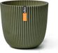 Capi Europe Bloempot bol Groove 'made with' kunstgras groen 17x15