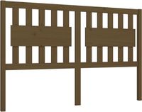vidaXL Hoofdbord - 155,5x4x100 cm - Massief Grenenhout - Honingbruin