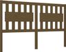 vidaXL Hoofdbord - 155,5x4x100 cm - Massief Grenenhout - Honingbruin