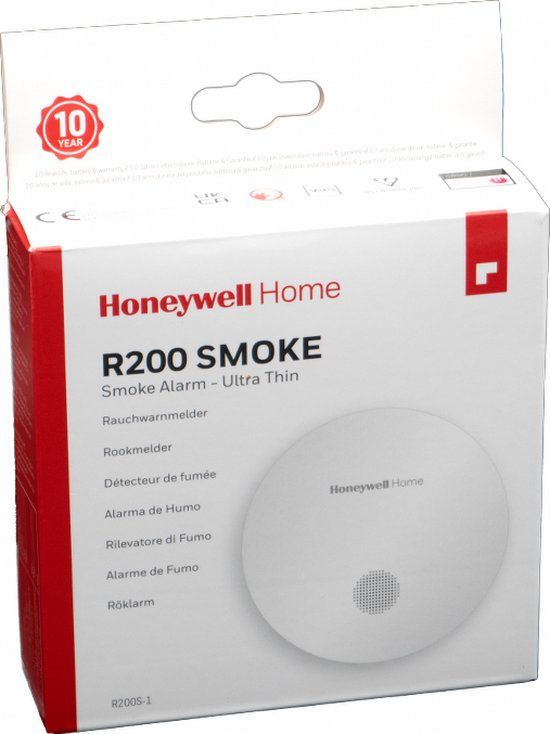 Honeywell Home Rookmelder R200S-1 - 10 jaar batterij - Optische Rookmelder