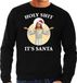 Bellatio Decorations Shoppartners Bv Holy shit its Santa foute Kerst sweater / Kerst trui zwart voor heren - Kerstkleding / Christmas outfit XL