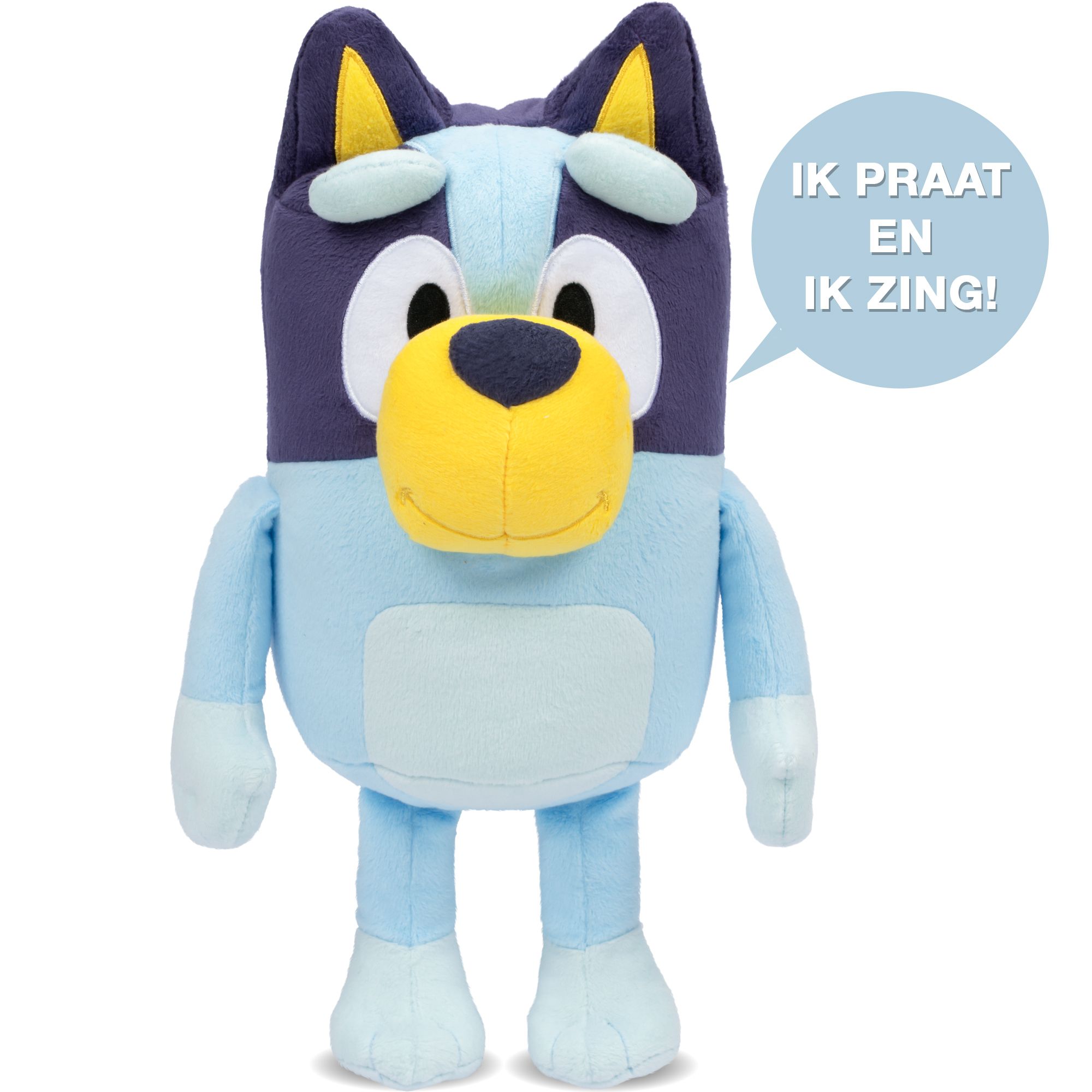 Moose Toys BLUEY - Pratende Bluey - Interactieve pluchen knuffel