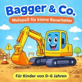 Bagger & Co. Malspaß für kleine Bauarbeiter