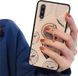 Samsung Galaxy S20 Ultra Rose Étui avec grain de cou et fonction folio