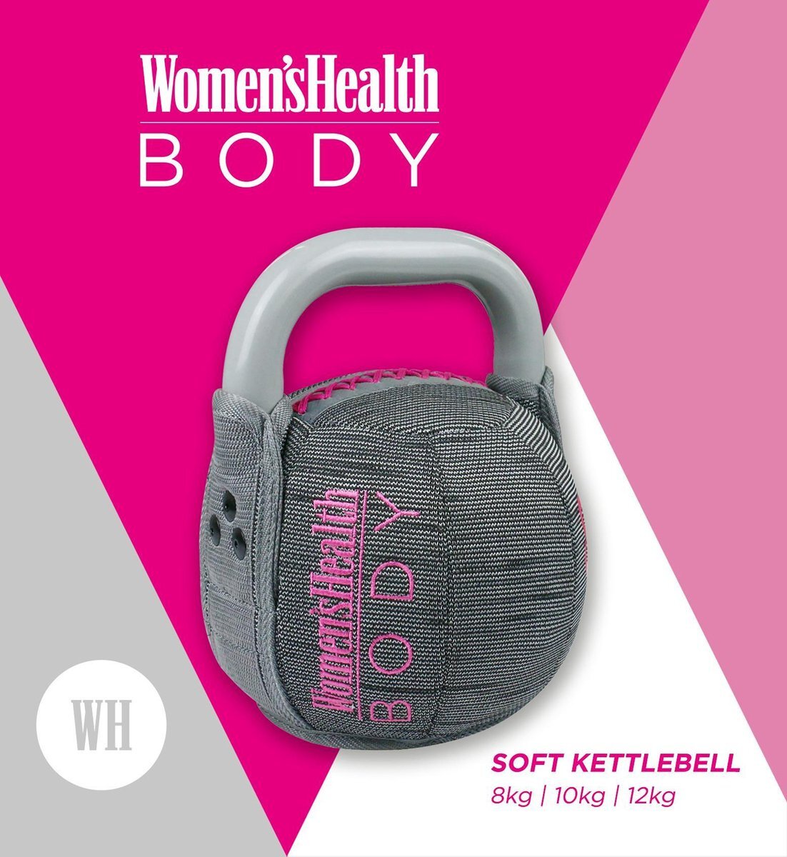 Menshealth Women's Health Soft Kettlebell 8 kg - zachte kettlebell – fitnessaccessoires - Home Fitness
