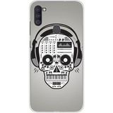 Samsung Galaxy A11 Skull music bedrukt siliconen hoesje