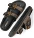Mexx Reilly Penny Slippers - Dames - Zwart - Maat 41