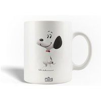 Keramieken mok maniacase, Snoopy Hond
