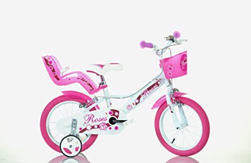 SCH Roses Kinderfiets 14 inch wit-4-6 jaar
