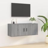 Maison Exclusive - meuble TV mural, gris Sonoma, 100x34,5x40 cm