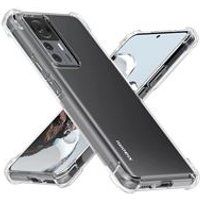 Phonillico® Case voor Xiaomi 12T - Schokbestendig Beschermend Zacht TPU Transparant