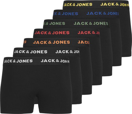 JACK&JONES JUNIOR JACBASIC TRUNKS 7 PACK NOOS JNR Boxershorts - Black - Size 164