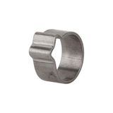 Riegler 1-oorslangklem, roestvrij staal 1.4301 (W4), spanbereik 16,0-18,0 mm, bandbreedte 7,0 mm