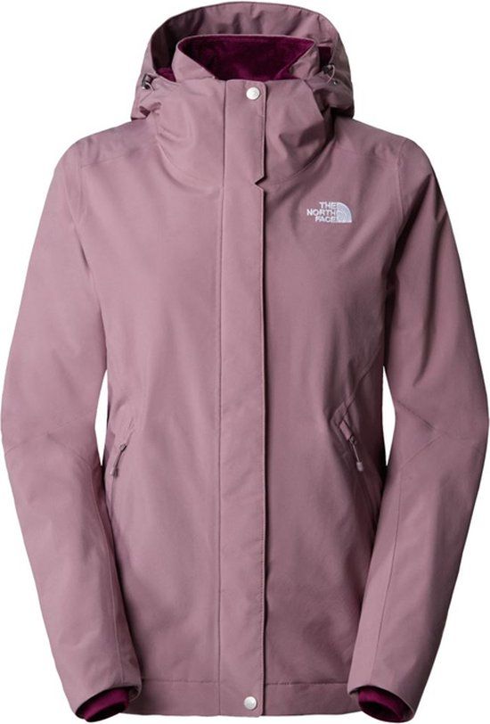 The North Face Inlux Insulated Jacket Women Fawn Grey/Boysenberry L