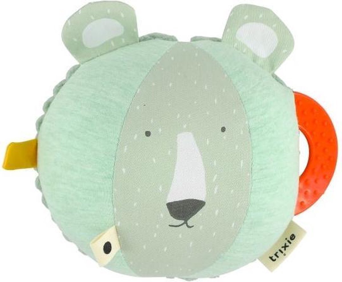 TRIXIE speelbal Mr. Polar Bear 18 x 20 cm katoen/polyester groen