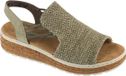Rieker Sandals 62741 Vrouwen Groen Plateau Sandalen Maat 43