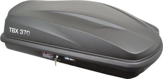 Twinny Load TBX 370 Liter Dakkoffer - Mat Zwart - 138x78x36 cm