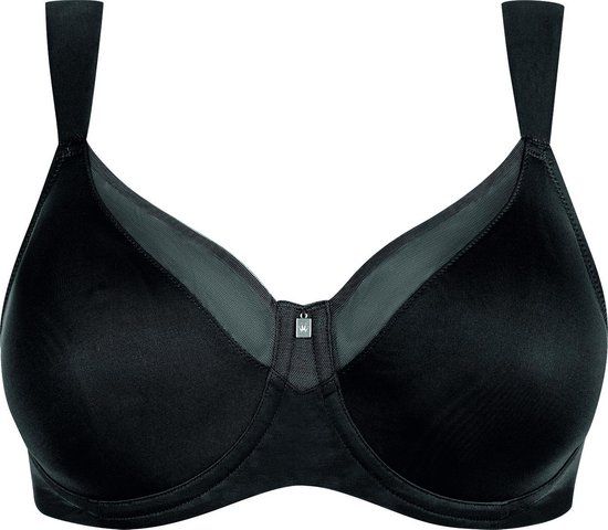 Triumph True Shape Sensation Minimizer Bra - Black - 80F