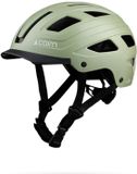 Cairn Fietshelm Clarke - Heren & Dames - E-bike & stadfietsen - Ingebouwde LED - Mat Khaki - Maat M (55-58 cm)