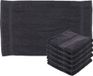 Towelcity Luxe badhanddoek - 6 stuks - donkergrijs - 50 x 90 cm - 550 g/m2 - Katoen