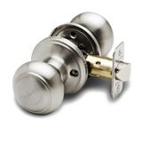 Copper Creek Polished Stainless Steel Round Colonial Door Knobs - 1 Pack