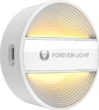 Forever Lampe de nuit, rond, LED, Pure Flc-20, Alma Pir, blanc, 500mAh