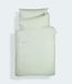 Bianca Plain Dyed Light Green beddengoedset, 90 cm, 100% percale katoen