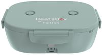 Faitron GO Light - Heatsbox - Elektrische Lunchbox - RVS - Verwarmde Lunchbox - Voor Warme Maaltijden - Verschillende Compartimenten - Met App - 12/24V - Groen