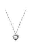 faina Halsketting Staal 45 cm Vrouwen Zilver Wit