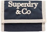 Superdry Outdoor Portemonnee Heren Klittenbandportemonnee Polyester Eclipse Navy/Off White
