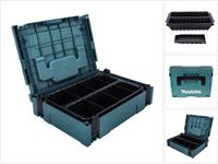 Makita Makpac 1 + Vario inzetstuk met 2 vakken (P-83680)