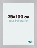 yd. Cadre photo 75x100 cm Argent Mat MDF Mura