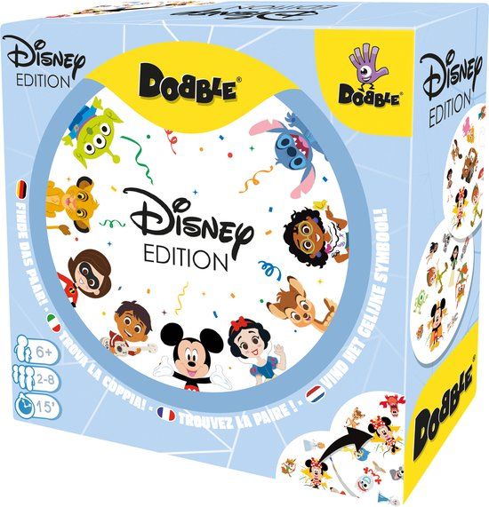 Zygomatic Board Game Studio Dobble - Disney editie - Kaartspel - 2-8 spelers - Vanaf 6 jaar
