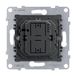 LEGRAND, Seano 765041 Universele keydimmer-inzetstuk zonder neutrale geleider, faseaan-/afsnijding met automatische belastingherkenning, schroefklemmen, 3-125 W