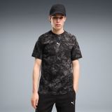 PUMA Sport T-shirt met camouflageprint voor Heren, Zwart, Maat L