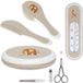 ZEWI bébé-jou 6245 set cadeau bébé Garçon/fille Beige, Blanc