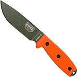 ESEE Model 4 OD blade, orange handle 4P-OD + sheath + clip