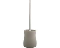 MSV Toiletborstel met Houder – Taupe – Kunststof – 40 cm