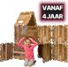 Fantasy Forts Large Set - Speelhuisje - 4 tot 12 jaar - 16 Platen - 16 Clips - 36 Klittenband stukjes - Hut bouwen - Bouwpakket kinderen