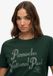 Superdry Lo-fi Outdoors Relaxed T-shirt Dames Enamel Green Maat 16
