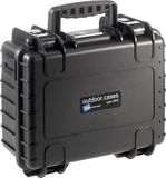 B&W International Type 3000 Outdoor Case incl. schuimstof - zwart