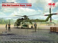 ICM Modelbouwpakket Militaire voertuigen - 53056 Phu Bai Combat Base 1968 - Sikorsky CH-54A Plastic - 1:35 - Modelbouw