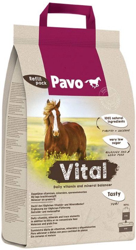 Unbekannt Pavo Vital Navulzak Emmer - Voedingssupplement - 8 kg Navulzak