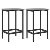 vidaXL Barkruk 2 st Grijs Sonoma 40 x 32 x 74 cm Bewerkt hout