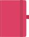 BRUNNEN 1073266267 Taschenkalender Kompagnon Mod. 732 66 2027 A6, Kunststoff, pink: 2 Seiten = 1 Woche