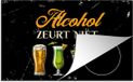 Merkloos KitchenYeah® Inductie beschermer 77x51 cm - Alcohol - Glazen - Quote - Inductiebeschermer - Inductiemat - Cadeau voor vrouw/man