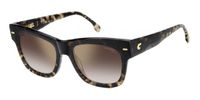 Carrera CARRERA 3066/S HAVANA/ GOLD MIRRORED ON BURGUNDY SHADED 53/19/140 Lunettes de soleil femme